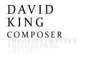 David King - Composer